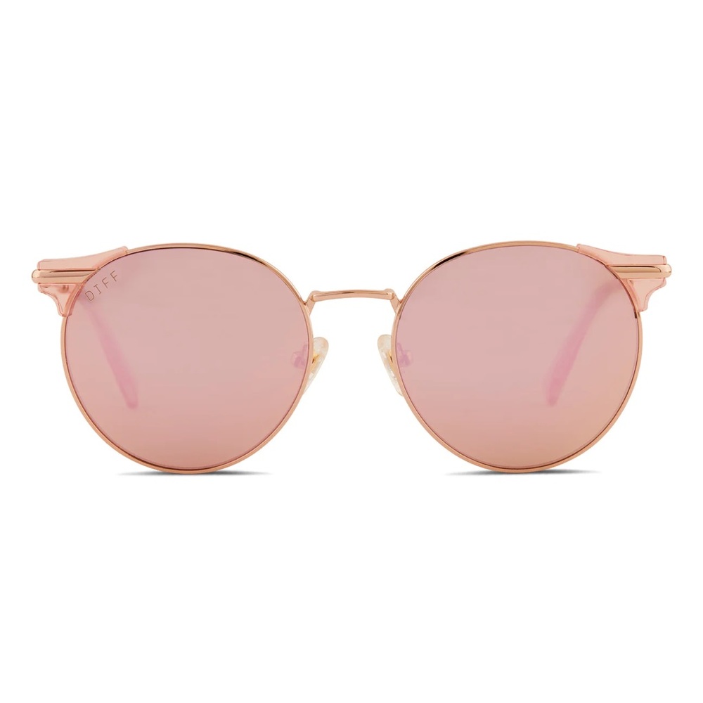 BNWT Diff Eyewear X Tori Kelly, Shine On Rose Gold Cherry Blossom